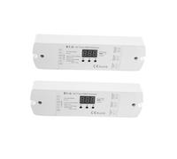2X AC100V - 240V 288W 2CH Triac DMX LED Dimmer, Salida de Doble Canal Silicio DMX512 Controlador LED Pantalla Digital S1-D