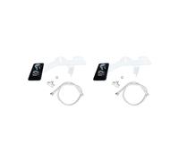 2X Accesorio para Bidé, Rociador No Eléctrico para Asiento de Inodoro con Controles de PresióN, Boquillas Dobles para Lavado Frontal y Trasero B