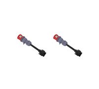 2X Adaptador CEE de 5 Pines para Cargador EV para Model S 3 XY Gen 2, Conector Móvil Universal, Adaptador Rojo de 32 A.