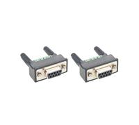 2X Adaptador DB9 A Bloque de Terminales DB9F A TB para MOXA para Automatización Industrial y Comunicación Serial