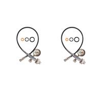 2X Adaptador de Carga de EstacióN de Llenado HPA de 24 Pulgadas, Adaptador de Tanque de Buceo con Conector Din 232/300Bar para Recarga de Aire PCP