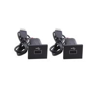 2X Adaptador de Entrada USB para Coche, Audio, Radio, Disco U, Cable de Interfaz de Enchufe Flash para Focus 2 Mk2 2009-2011