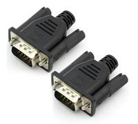 2X Adaptador De Pantalla Virtual VGA Enchufe Simulado Macho Placa De Bloqueo Emulador De Fantasmas Sin Cabeza Edid