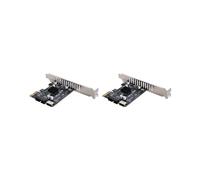 2X Adaptador de Placa Base VL805 5Gbps Tipo e USB 3.1 Panel Frontal Hembra y USB 2.0 una PCI-e 1X Tarjetas Express