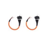 2X Adaptador EV 32A Adaptador Trifásico Vehículos Eléctricos Adaptador de Carga Conector EV Adaptador CCS2 con Línea