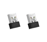 2X Adaptador InaláMbrico WiFi 6 AX286 802.11Ax 2,4 GHz, Controlador Gratuito, Tarjeta de Red USB para Ordenador Win7/10/11, Receptor WiFi