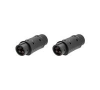 2X Adaptador SAE IEC 62196 2 A J1772 Tipo 1 Carga de Vehículos Eléctricos Cargador de Vehículo EV Conector de Un Lado Estación de Carga 32A