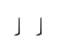 2X Adaptador USB 5.4 de 150 M, Adaptador Inalámbrico para PC, Ratón, Teclado, Música, Receptor, Transmisor y Audio
