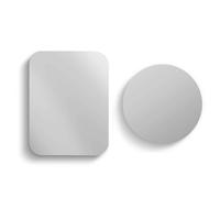 2x Adaptadores de placas metálicas compatibles con fijación magnética adhesiva
