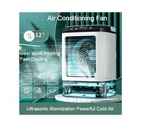 2X Aire Acondicionado Portátil Ventilador Portátil Pulverizador Dual Velocidad de Atomización Ultrasónica Enfriador de Aire Silencioso