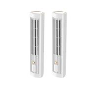 2X Aire Acondicionado Remoto Automático Portátil, Aire Acondicionado Personal USB Acondicionador con Ventilador Eléctrico de 3 Velocidades