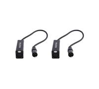2X Aislador de Cable de Audio XLR Elimina el Ruido Aislante de Audio de Bucle de Tierra el Sonido Actual Elimina el Ruido, Hembra A Macho