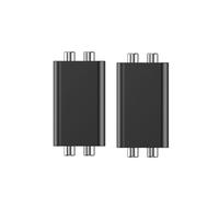 2X Aislador de Ruido de Bucle de Tierra Aislador de Audio Ruido Zumbido Filtro de Zumbido Supresor de Ruido RCA Aislador de Audio para PC