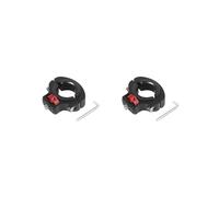 2X Ajustable Anti-Reverse 1/4 Tornillo Abrazadera Diámetro de Refuerzo Lateral Montar Fotografía Soporte de Fijación de Bicicleta,B