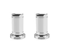 2X Aleación de Aluminio Ajustable HiFi Audio Pies Almohadilla Amplificador Cable de Alimentación Soporte Cable Soporte para Amortiguador Clavo(B)