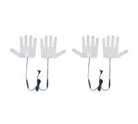 2X Almohadilla de Guante Calentada por USB, Guantes Cálidos de Invierno de 5 Dedos, Almohadilla Térmica, Película Calefactora Eléctrica, Hoja