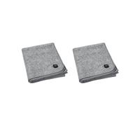 2X Almohadilla Térmica Eléctrica USB de 60 X 50 cm, 5 V, Manta Térmica con Termostato, Cojín Cálido Aislante para Uso en Exteriores