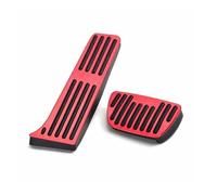 2X Almohadillas de Cubierta de Pedal de Freno de Acero Inoxidable Accesorios de Coche Pedales de pie de Coche para Toyota Camry XV70 2018 2019 2020 2021 2022 (Rojo)