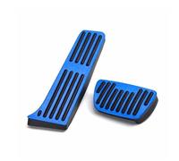 2X Almohadillas de Cubierta de Pedal de Freno de Acero Inoxidable Accesorios de Coche Pedales de pie de Coche para Toyota Camry XV70 2018 2019 2020 2021 2022 (Azul)