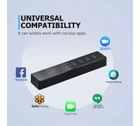 2X Altavoces para Computadora 3 en 1 con MicróFono Y Concentradores Altavoz de Conferencia USB, MicróFono de PC para Videoconferencia