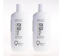 2x Alyssa Ashley White Musk Loción para manos y cuerpo 500 ml
