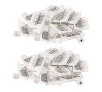 2X Amortiguador de Tinta Dumper de 10 Piezas Amortiguador Pequeño con Filtro Pequeño para DX3 / DX4 / DX5 Cabezal de ImpresióN / para
