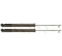 2x Amortiguador Eje trasero Espiga arriba JGT1270T TRW para HONDA CIVIC IX
