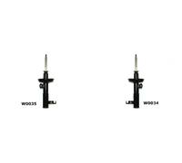 2x Amortiguadores ASHIKA Parte delantera I+D para CHEVROLET, OPEL ASTRA J,