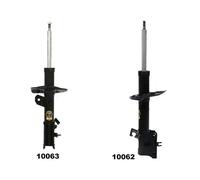 2x Amortiguadores ASHIKA Parte delantera I+D para NISSAN QASHQAI I