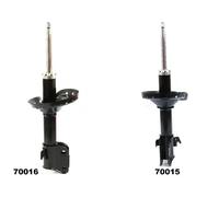 2x Amortiguadores ASHIKA Parte delantera I+D para SUBARU FORESTER II