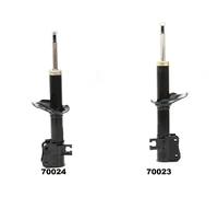 2x Amortiguadores ASHIKA Parte delantera I+D para SUBARU, SUZUKI IGNIS II, III