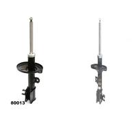 2x Amortiguadores ASHIKA Parte trasera I+D para SUZUKI LIANA