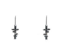 2x Amortiguadores JAPANPARTS Parte delantera I+D para NISSAN NOTE I