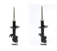 2x Amortiguadores JAPANPARTS Parte delantera I+D para NISSAN TIIDA