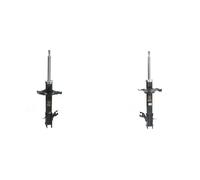 2x Amortiguadores JAPANPARTS Parte delantera I+D para NISSAN X-TRAIL I