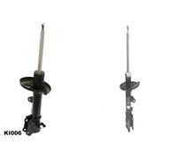 2x Amortiguadores JAPANPARTS Parte trasera I+D para KIA CERATO I