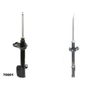 Amortiguador Eje trasero izquierda Espiga arriba MM-70000 JAPANPARTS para SUBARU