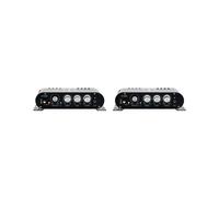 2X Amplificador de Potencia ST-838 HiFi de 2.1 Canales, Amplificador de Sonido de Graves Estéreo de 80 W X 2 con Salida de Subwoofer, Amplificador de
