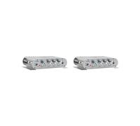2X Amplificador de Potencia ST-838 HiFi de 2.1 Canales, Amplificador de Sonido de Graves Estéreo de 80 W X 2 con Salida de Subwoofer, Amplificador de