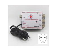 2X Amplificador Divisor de TV por Cable de 3 Vías 8620SA3, Amplificador de Señal de Antena de TV Digital de 20 DB, para Equipos de TV Domésticos,