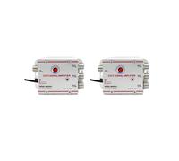 2X Amplificador Divisor de TV por Cable de 3 Vías 8620SA3, Amplificador de Señal de Antena de TV Digital de 20 DB, para Equipos de TV Domésticos,