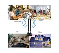 2X Antena de Enrutador 5G CPE Antena Macho LTE SMA Alta Ganancia 46DBi 5G Cable de Extensión Externo Antena de Base Magnética