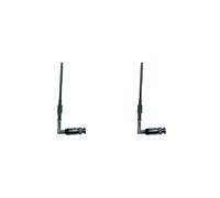 2X Antena Telescópica FM, Antena de Repuesto para Radio, Antena BNC, Conector de 76-108 MHz para TV, Receptor Estéreo de Radio FM y AM