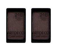 2x Artdeco sombra de ojos Duocrome 218 Soft Brown Mauve 0,8 g