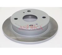 2x ASHIKA Disco De Freno Trasero Sólido Ø230,5mm Para Toyota Corolla Coupe AE86