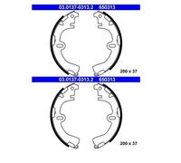 2x ATE 03.0137-0313.2 Juego de Zapatas Trasero para Toyota Camry Cabasag II E