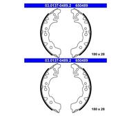 2x ATE 03.0137-0489.2 Juego de Zapatas Trasero para Subaru Justy IV Daihatsu