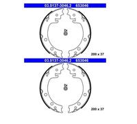 2x ATE 03.0137-3046.2 Juego de Zapatas Freno Estacionamiento Trasero para Suzuki