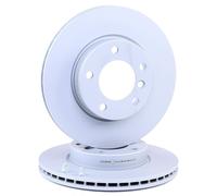 2x ATE 24.0122-0115.1 Disco de freno Delantero para BMW 3 Sedán (E46) 286,0mm