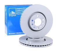 2x ATE 24.0125-0142.1 Disco de freno Delantero para OPEL Corsa D Hatchback (S07)